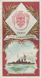 1901 Hill's Battleships & Crests #17 H.M.S. Camperdown Front