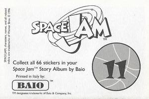 1996 Baio Space Jam Stickers #11 Sticker 11 Back