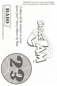 1996 Baio Space Jam Stickers #23 Sticker 23 Back