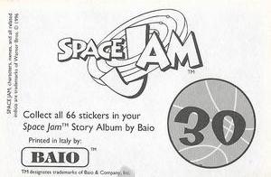 1996 Baio Space Jam Stickers #30 Sticker 30 Back