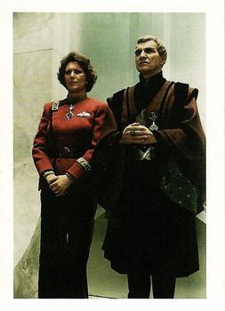 1987 FTCC Star Trek IV: The Voyage Home #14 Sarek, Spock's father, and Commander Chapel walk toward Council Chambers. Front