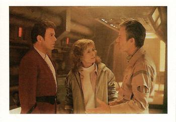 1987 FTCC Star Trek IV: The Voyage Home #39 Bones and Kirk asks Gillian to help them rescue Chekov. Front