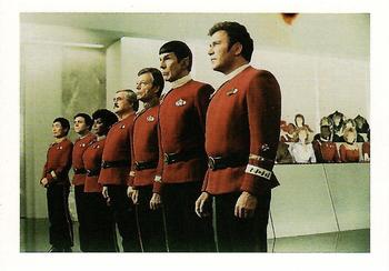 1987 FTCC Star Trek IV: The Voyage Home #52 The Enterprise crew on trial in Federation Council Chambers. Front