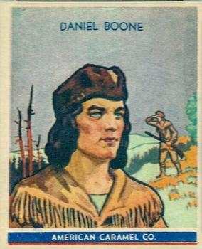 1930 American Caramel American Historical Characters (R14) #1 Daniel Boone Front