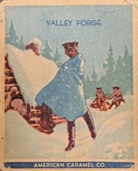 1930 American Caramel American Historical Characters (R14) #3 Valley Forge Front