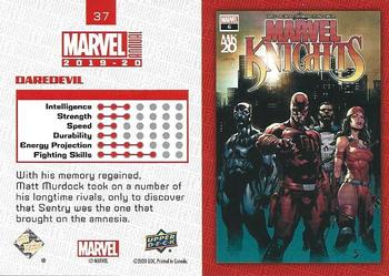 2019-20 Upper Deck Marvel Annual - Fractal #37 Daredevil Back