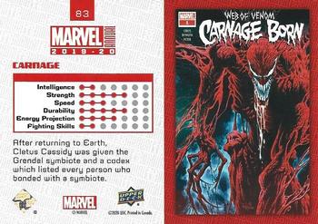 2019-20 Upper Deck Marvel Annual - Fractal #83 Carnage Back