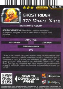 2020 Contest of Champions Series 2 #025 Ghost Rider Back