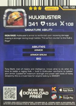 2020 Contest of Champions Series 2 #036 Hulkbuster Back