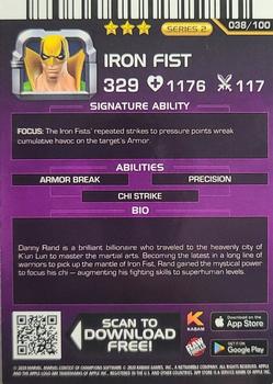 2020 Contest of Champions Series 2 #038 Iron Fist Back