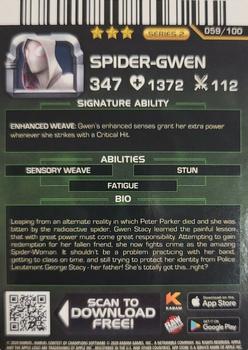 2020 Contest of Champions Series 2 #059 Spider-Gwen Back