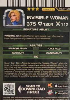2020 Contest of Champions Series 2 #083 Invisible Woman Back