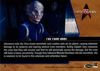 2022 Rittenhouse Star Trek: Discovery Season Three #7 Far From Home Back