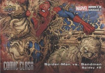 2019 Upper Deck Marvel Weekly - Comic Clash #CC-6 Spider-Man vs. Sandman Front