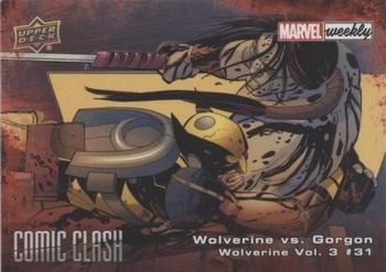 2019 Upper Deck Marvel Weekly - Comic Clash #CC-10 Wolverine vs. Gorgon Front