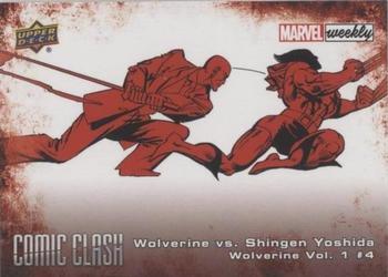 2019 Upper Deck Marvel Weekly - Comic Clash #CC-11 Wolverine vs. Shingen Yoshida Front