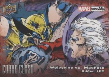 2019 Upper Deck Marvel Weekly - Comic Clash #CC-14 Wolverine vs. Magneto Front