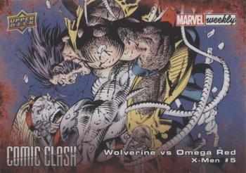 2019 Upper Deck Marvel Weekly - Comic Clash #CC-15 Wolverine vs. Omega Red Front
