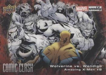 2019 Upper Deck Marvel Weekly - Comic Clash #CC-16 Wolverine vs. Wendigo Front