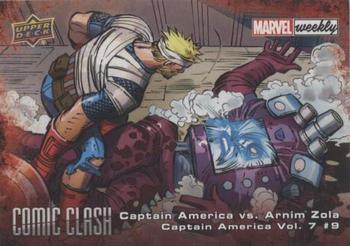 2019 Upper Deck Marvel Weekly - Comic Clash #CC-18 Captain America vs. Arnim Zola Front