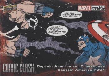 2019 Upper Deck Marvel Weekly - Comic Clash #CC-19 Captain America vs. Crossbones Front