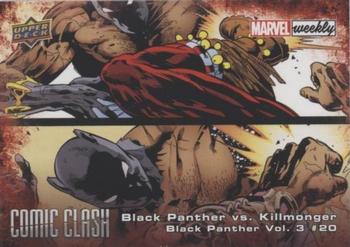2019 Upper Deck Marvel Weekly - Comic Clash #CC-25 Black Panther vs. Killmonger Front
