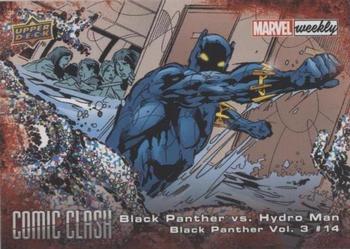2019 Upper Deck Marvel Weekly - Comic Clash #CC-29 Black Panther vs. Hydro Man Front