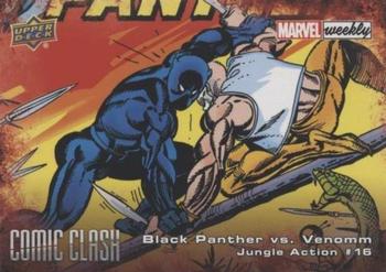 2019 Upper Deck Marvel Weekly - Comic Clash #CC-31 Black Panther vs. Venomm Front