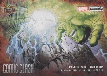 2019 Upper Deck Marvel Weekly - Comic Clash #CC-34 Hulk vs. Skaar Front