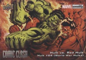2019 Upper Deck Marvel Weekly - Comic Clash #CC-35 Hulk vs. Red Hulk Front