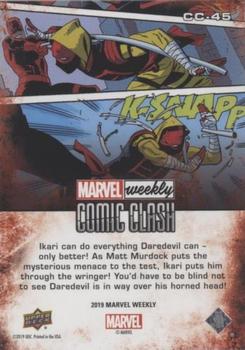 2019 Upper Deck Marvel Weekly - Comic Clash #CC-45 Daredevil vs. Ikari Back