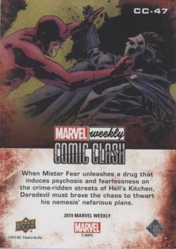 2019 Upper Deck Marvel Weekly - Comic Clash #CC-47 Daredevil vs. Mr. Fear Back