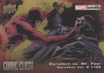 2019 Upper Deck Marvel Weekly - Comic Clash #CC-47 Daredevil vs. Mr. Fear Front