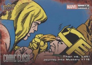 2019 Upper Deck Marvel Weekly - Comic Clash #CC-57 Thor vs. Loki Front