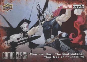 2019 Upper Deck Marvel Weekly - Comic Clash #CC-58 Thor vs. Gorr The God Butcher Front