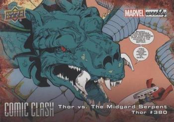2019 Upper Deck Marvel Weekly - Comic Clash #CC-59 Thor vs. The Midgard Serpent Front