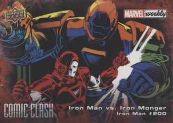 2019 Upper Deck Marvel Weekly - Comic Clash #CC-67 Iron Man vs. Iron Monger Front