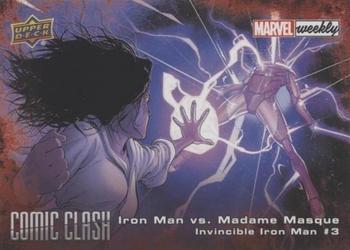 2019 Upper Deck Marvel Weekly - Comic Clash #CC-68 Iron Man vs. Madame Masque Front