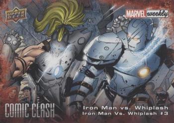2019 Upper Deck Marvel Weekly - Comic Clash #CC-69 Iron Man vs. Whiplash Front