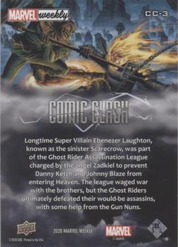 2020 Upper Deck Marvel Weekly - Comic Clash #CC-3 Scarecrow Back