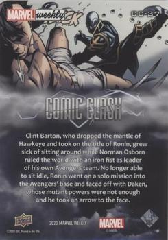 2020 Upper Deck Marvel Weekly - Comic Clash #CC-37 Daken Back