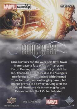 2020 Upper Deck Marvel Weekly - Comic Clash #CC-60 Punisher Back
