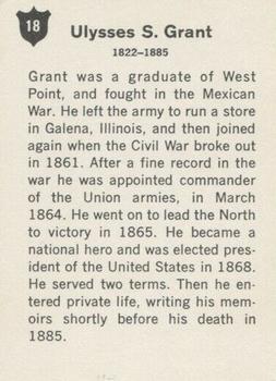 1960 Golden Press Presidents of the United States #18 Ulysses S. Grant Back