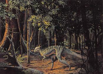 1993 Canadian Museum of Nature Series 1 Prehistoric Animals #97 Stygimoloch Front