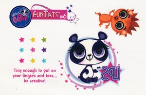 2013 Hasbro Enterplay Littlest Pet Shop - FunTats #6 FunTats Front