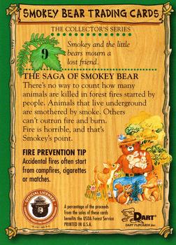 1996 Dart Smokey Bear #9 Smokey Bear Back