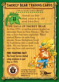 1996 Dart Smokey Bear #11 Smokey Bear Back