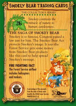 1996 Dart Smokey Bear #26 Smokey Bear Back