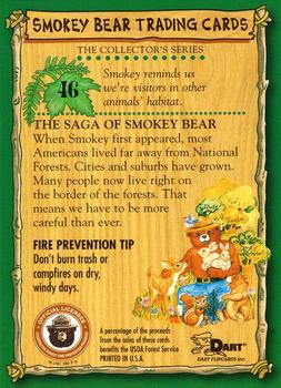 1996 Dart Smokey Bear #46 Smokey Bear Back