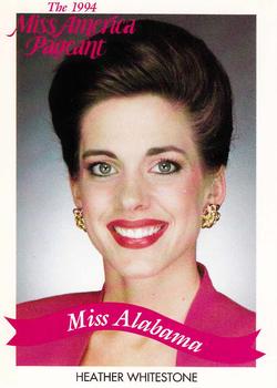 1994 Miss America Pageant Contestants #1 Heather Whitestone Front